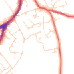 Daytime road noise heatmap for WF2 6JQ