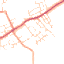 Daytime road noise heatmap for WF2 6LD