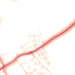 Daytime road noise heatmap for WF2 6LS