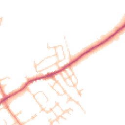 Daytime road noise heatmap for WF2 6LT