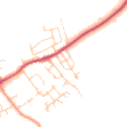 Daytime road noise heatmap for WF2 6LX
