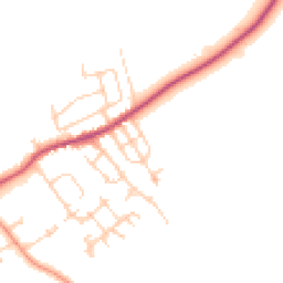 Daytime road noise heatmap for WF2 6NA