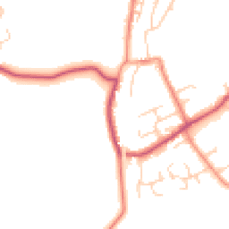 Daytime road noise heatmap for WF2 6NN