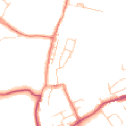 Daytime road noise heatmap for WF2 6PE