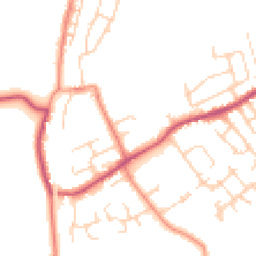 Daytime road noise heatmap for WF2 6PJ