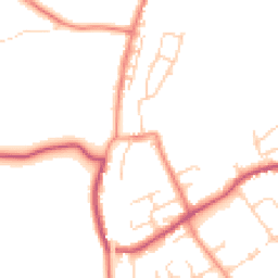 Daytime road noise heatmap for WF2 6PQ