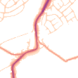 Daytime road noise heatmap for WF2 6PY