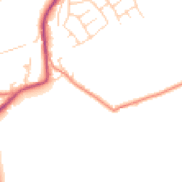 Daytime road noise heatmap for WF2 6PZ