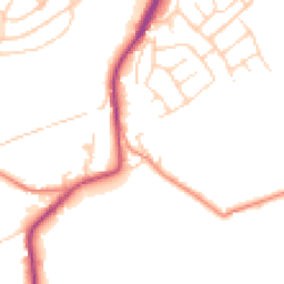 Daytime road noise heatmap for WF2 6QB