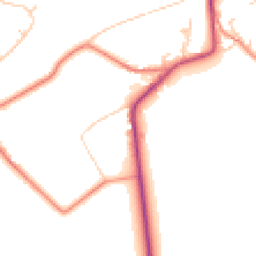 Daytime road noise heatmap for WF2 6QJ