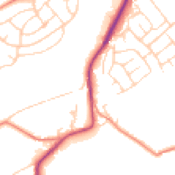 Daytime road noise heatmap for WF2 6QN
