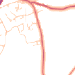Daytime road noise heatmap for WF2 6SZ