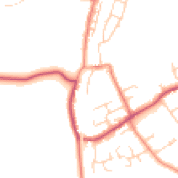 Daytime road noise heatmap for WF2 6TA