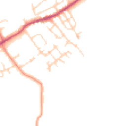 Daytime road noise heatmap for WF2 6UF