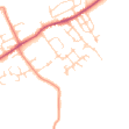 Daytime road noise heatmap for WF2 6UL