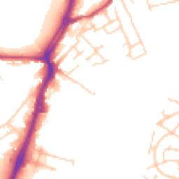Daytime road noise heatmap for WF2 7AG