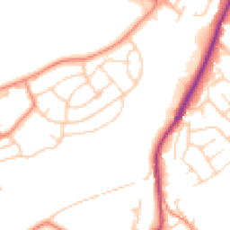 Daytime road noise heatmap for WF2 7EY