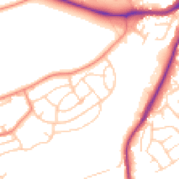 Daytime road noise heatmap for WF2 7HB