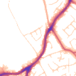 Daytime road noise heatmap for WF2 7HZ