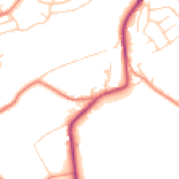 Daytime road noise heatmap for WF2 7SN