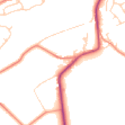 Daytime road noise heatmap for WF2 7SU