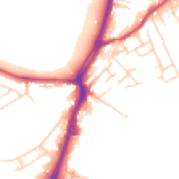 Daytime road noise heatmap for WF2 7TG
