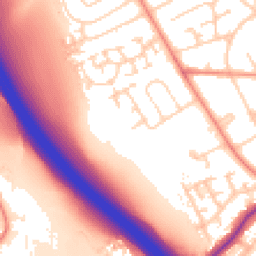 Daytime road noise heatmap for WF2 8FL