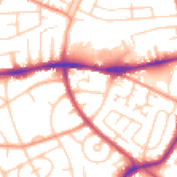 Daytime road noise heatmap for WF2 8HP