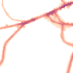 Night-time road noise heatmap for WF2 8SN
