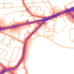Daytime road noise heatmap for WF2 8UD