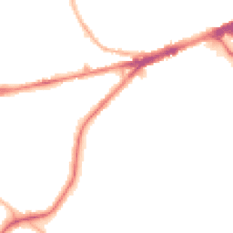 Night-time road noise heatmap for WF2 8UD