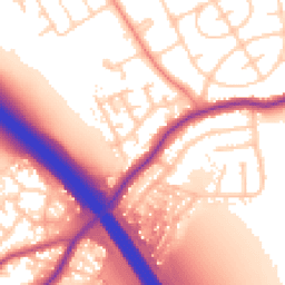 Daytime road noise heatmap for WF2 8UQ