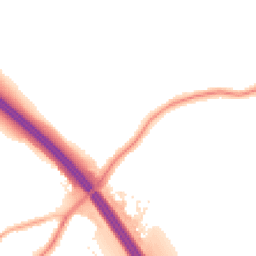 Night-time road noise heatmap for WF2 8UQ