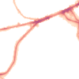 Night-time road noise heatmap for WF2 8WJ