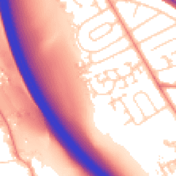 Daytime road noise heatmap for WF2 8YG