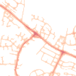 Daytime road noise heatmap for WF2 9AA