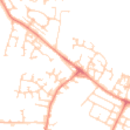 Daytime road noise heatmap for WF2 9AB