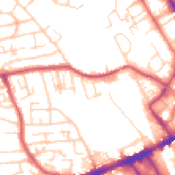 Daytime road noise heatmap for WF2 9AH