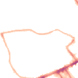 Night-time road noise heatmap for WF2 9AH