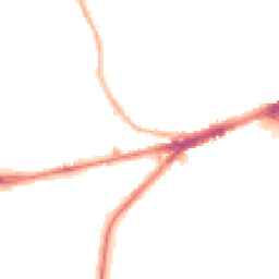 Night-time road noise heatmap for WF2 9BP