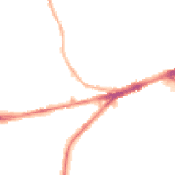 Night-time road noise heatmap for WF2 9BT