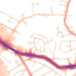 Daytime road noise heatmap for WF2 9EA