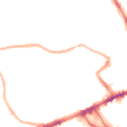Night-time road noise heatmap for WF2 9FP
