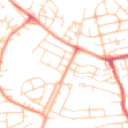 Daytime road noise heatmap for WF2 9HL
