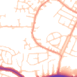 Daytime road noise heatmap for WF2 9LL