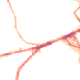 Night-time road noise heatmap for WF2 9NG