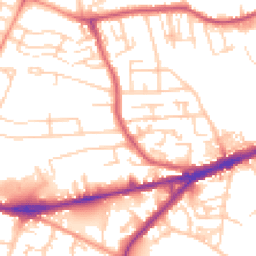 Daytime road noise heatmap for WF2 9NN