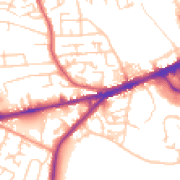 Daytime road noise heatmap for WF2 9NW