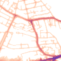 Daytime road noise heatmap for WF2 9PN