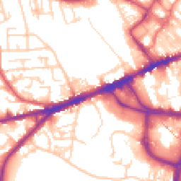 Daytime road noise heatmap for WF2 9RE